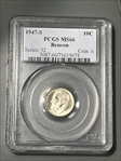 1947-S 10C MS66