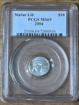 2004 $10 Statue of Liberty MS69