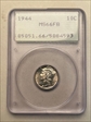 1944 10C MS66FB