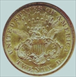 1866-S $20 Motto AU50