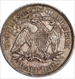 1866 50C Motto AU58
