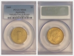 2009 $1 Australia Post Al-Bronze MS66