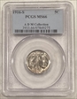 1916-S 5C MS66