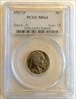 1917-S 5C MS64