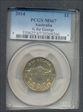 2014 $1 G for George MS67