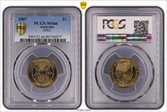 2007 $1 APEC MS66