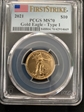 2021 $10 Gold Eagle - Type 1 First Strike MS70