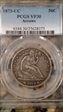 1873-CC 50C Arrows VF30