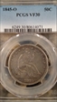 1845-O 50C VF30