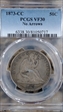1873-CC 50C No Arrows VF30
