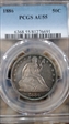 1886 50C AU55
