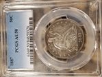 1887 50C AU50
