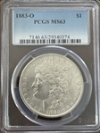 1883-O $1 MS63