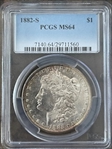1882-S $1 MS64