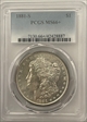 1881-S $1 MS66+