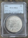 1884 $1 MS64