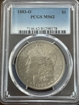 1883-O $1 MS62
