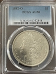 1882-O $1 AU50