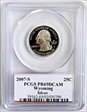 2007-S 25C Wyoming Silver PR69DCAM