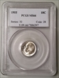 1955 10C MS66