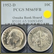 1952-D 10C MS65FB