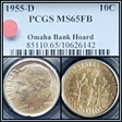1955-D 10C MS65FB