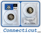 1999-S 25C Connecticut Silver PR69DCAM