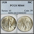 1939 50C MS64