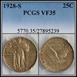 1928-S 25C VF35