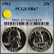 1961 25C PR67