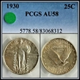 1930 25C AU58
