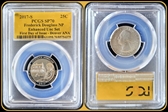 2017-S 25C Frederick Douglass NP Enhanced Unc Set FDI Denver ANA SP70