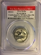 2018-S 25C Cumberland Is. NP-Silver Rev PR 50th Anniversary Set First Strike PR70
