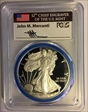 2019-W $1 Silver Eagle Congratulations Set FDI MES Mercanti Washington DC PR70DCAM