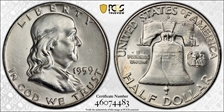 1959-D 50C MS64FBL