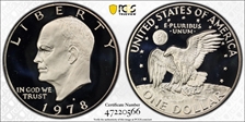 1978-S $1 PR69DCAM