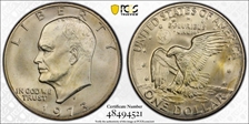 1973-S $1 Silver MS67