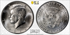 2014-D 50C Silver, 50th Anniversary Set MS70