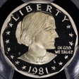 1981-S SBA$1 Type 1 PR70DCAM