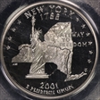 2001-S 25C New York PR69DCAM