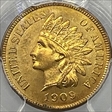 1909 1C Indian MS66RD