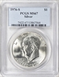 1976-S $1 Silver MS67