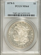1878-S $1 MS64