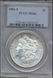 1881-S $1 MS66