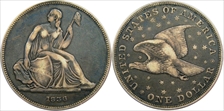 1836 $1 J-60 Original, Alignment IV PR35