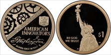 2018-S $1 American Innovation Series  Washington-Signed 1st Patent PR70DCAM