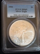 2006 $1 Silver Eagle MS69