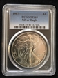 1987 $1 Silver Eagle MS69