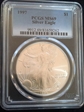 1997 $1 Silver Eagle MS69