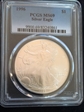 1996 $1 Silver Eagle MS69